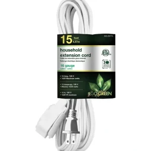 Shop All^EXT.CORD-16/2- WHITE 15 FT - cozylivehome.com | we sell a wide range of comfortable household items