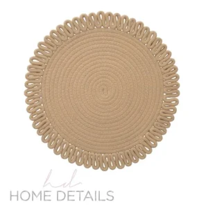 Shop All^EXTRA THICK Looped Edge Round Tan - cozylivehome.com | we sell a wide range of comfortable household items