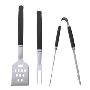 Farberware 5261914 Barbecue 3-Piece Tool Set, 3 CT, Black - cozylivehome.com | we sell a wide range of comfortable household items* Housewares
