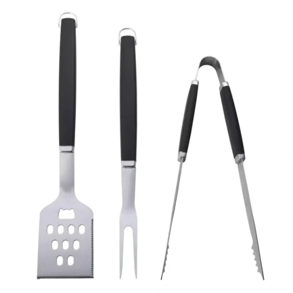 Farberware 5261914 Barbecue 3-Piece Tool Set, 3 CT, Black - cozylivehome.com | we sell a wide range of comfortable household items* Housewares