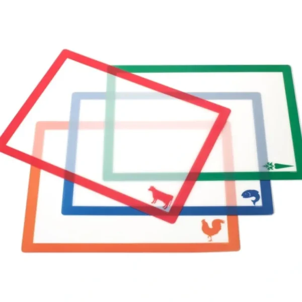Farberware Flexible Cutting Mats with Food Icons, 11-Inch-by-15-Inch, Set of 4 - cozylivehome.com | we sell a wide range of comfortable household items* Housewares