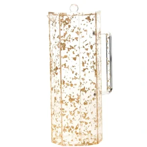 1660-FG Pitcher Lucite Gold Flakes - cozylivehome.com | we sell a wide range of comfortable household items* Giftware