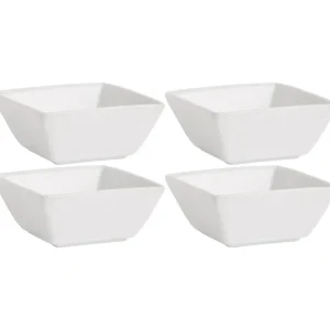 15236 FIDDLE & FERN SET 4 3"L SQUARE 2.18 OZ BOWLS MINI TASTER SET - cozylivehome.com | we sell a wide range of comfortable household items* Giftware