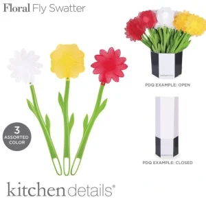 Shop All^Fly Swatter -Flower Shaped Asst-Colors - cozylivehome.com | we sell a wide range of comfortable household items