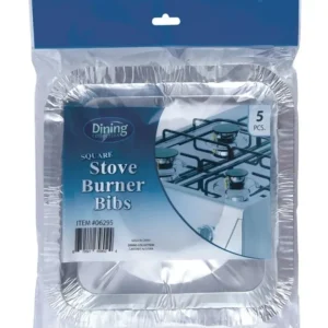 Shop All^FOIL-BURNER BIB-SQUARE 5ct - cozylivehome.com | we sell a wide range of comfortable household items