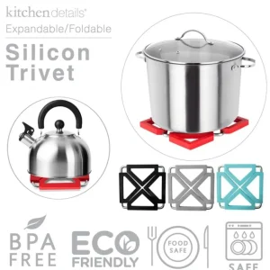 FOLDABLE SQUARE SILICON TRIVET- Traingular Corners - cozylivehome.com | we sell a wide range of comfortable household items* Housewares
