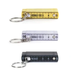 FOLDING RULER KEYCHAIN BK/WH/YW - cozylivehome.com | we sell a wide range of comfortable household items* Housewares