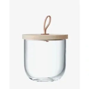 G1085-15-301 Ivalo Container & Ash* Lid H6in Clear - cozylivehome.com | we sell a wide range of comfortable household items* Giftware