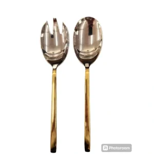 G100587 Kyoto Gold Accent Salad Servers - cozylivehome.com | we sell a wide range of comfortable household items* Giftware