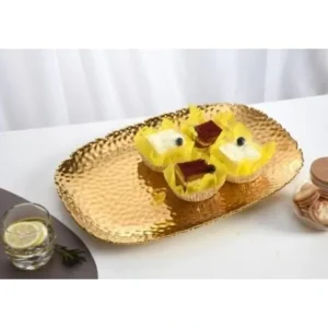 2144-G Large Gold Platter - cozylivehome.com | we sell a wide range of comfortable household items* Giftware
