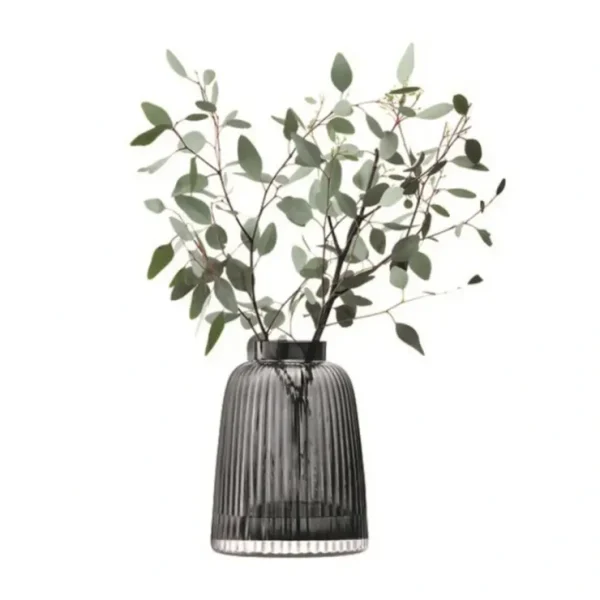 G1399-26-847 Pleat Vase H10.25in Grey - cozylivehome.com | we sell a wide range of comfortable household items* Giftware