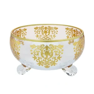 GB206 Large Bowl with Gold Design - cozylivehome.com | we sell a wide range of comfortable household items* Giftware