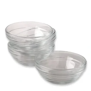 Gemco 5078583 Prep Bowl Set Clear Glass 4 oz Clear - cozylivehome.com | we sell a wide range of comfortable household items* Housewares
