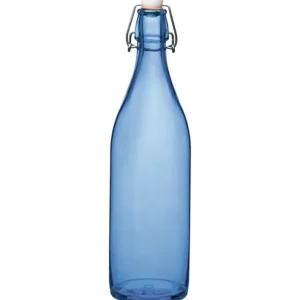 Shop All^GIARA BLUE GLASS BOTTLE 33 OZ - cozylivehome.com | we sell a wide range of comfortable household items