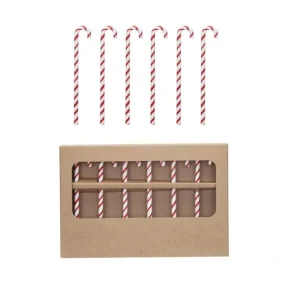 Shop All^Glass Candy Cane Shaped Stir Sticks Set-6 - cozylivehome.com | we sell a wide range of comfortable household items
