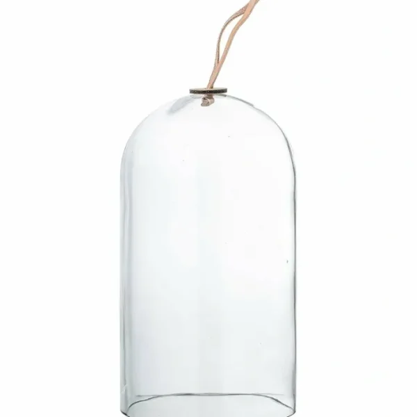 Shop All^Glass Cloche with Leather Loop - cozylivehome.com | we sell a wide range of comfortable household items