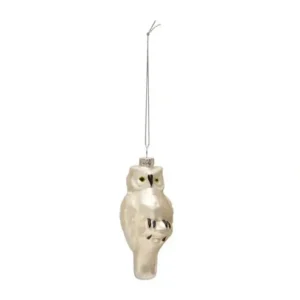 Glass Owl Ornament w/ Glitter - cozylivehome.com | we sell a wide range of comfortable household items* Ornament
