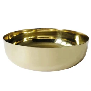 33660 Gold 10 Bowl W Flaired Edge - cozylivehome.com | we sell a wide range of comfortable household items* Giftware