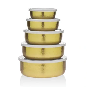 91720 Gold Bowl And Lid Extra Large - cozylivehome.com | we sell a wide range of comfortable household items* Giftware