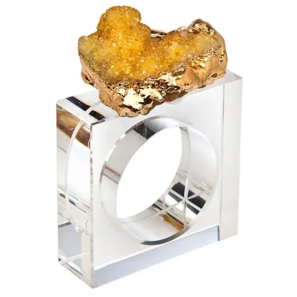 Shop All^45101 GOLD GEOD NAPKIN RINGS - cozylivehome.com | we sell a wide range of comfortable household items