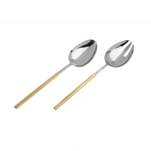 33652 Gold Sq Wire Salad Servers - cozylivehome.com | we sell a wide range of comfortable household items* Giftware
