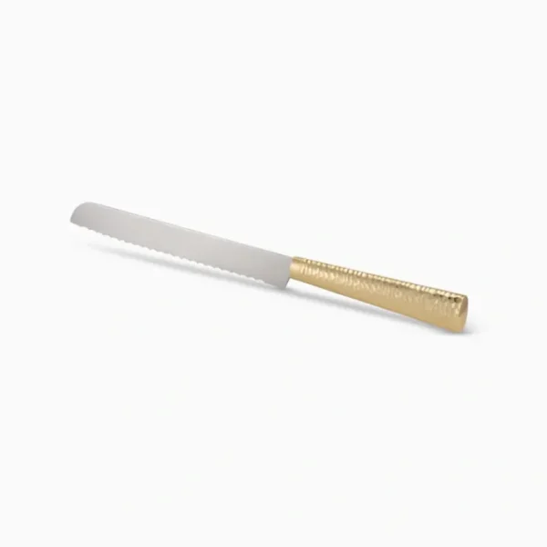 Shop All^18248-0010 Golden Hammering Challah Knife 925 sp By Hazorfim - cozylivehome.com | we sell a wide range of comfortable household items