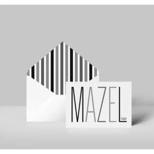Greeting Card-Mazel Tov Gray - cozylivehome.com | we sell a wide range of comfortable household items* Giftware