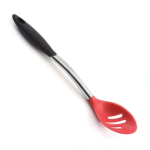 Grip-EZ S/S Silicone Slotted Spoon - cozylivehome.com | we sell a wide range of comfortable household items* Housewares