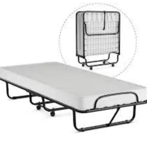 Shop All^GSM509 Folding Bed Cot W/ 4 Inch Memory Foam Mattress, Large Wheels 36 x 78 - cozylivehome.com | we sell a wide range of comfortable household items