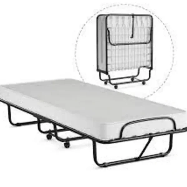 Shop All^GSM509 Folding Bed Cot W/ 4 Inch Memory Foam Mattress, Large Wheels 36 x 78 - cozylivehome.com | we sell a wide range of comfortable household items