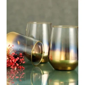 Shop All^GTG4460 Tumblers with Gold Ombre Design - cozylivehome.com | we sell a wide range of comfortable household items