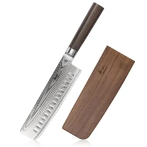 Shop All^HAKU Nakiri Knive w/ Sheath, X-7 Damascus Steel 7" - cozylivehome.com | we sell a wide range of comfortable household items