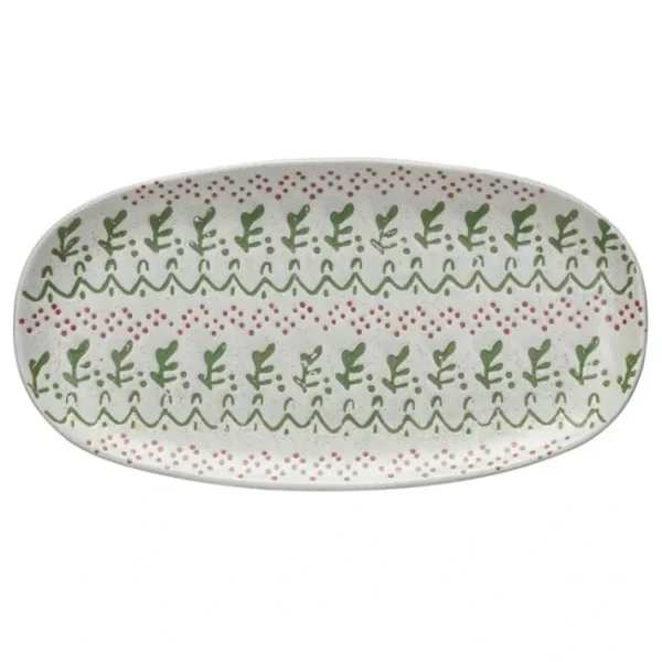 Shop All^Hand-Stamped Stoneware Platter w/ Wax Relief Pattern - cozylivehome.com | we sell a wide range of comfortable household items