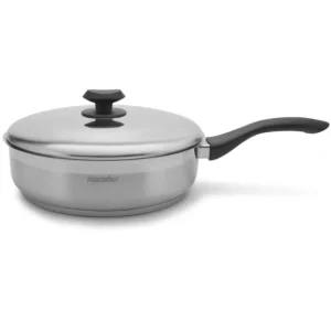Hascevher Surme Stainless Steel Frying Pan with Cover - 11 inch - cozylivehome.com | we sell a wide range of comfortable household items* Housewares