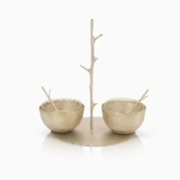 74413-0000 Hazorfim Salt & Pepper Dish Sp Almond Tree - cozylivehome.com | we sell a wide range of comfortable household items* Giftware