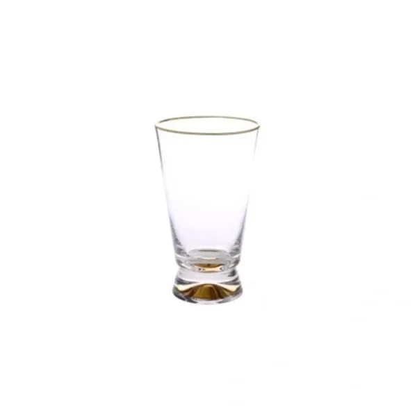 Shop All^HBG852 Tumblers with Gold Base and Rim - 3.5"D x 6"H - cozylivehome.com | we sell a wide range of comfortable household items