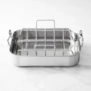 Shop All^Hestan Provisions Stainless-Steel Classic Roaster w/ Rack - cozylivehome.com | we sell a wide range of comfortable household items