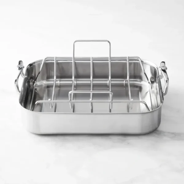 Shop All^Hestan Provisions Stainless-Steel Classic Roaster w/ Rack - cozylivehome.com | we sell a wide range of comfortable household items