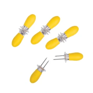 HIC Kitchen Soft-Grip Corn Picks, Set of 8, 4 Pair - cozylivehome.com | we sell a wide range of comfortable household items* Housewares