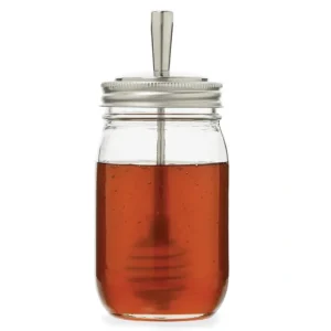 Shop All^HONEY DIPPER LID W/JAR REG MOUTH SS - cozylivehome.com | we sell a wide range of comfortable household items