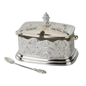 Shop All^59309 Honey Dish Rectangle Filigree Design 5.5X3.5X4 - cozylivehome.com | we sell a wide range of comfortable household items