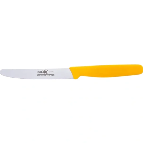 Icel Yellow 4-1/2-Inch Steak Knife, Straight Edge - cozylivehome.com | we sell a wide range of comfortable household items* Housewares