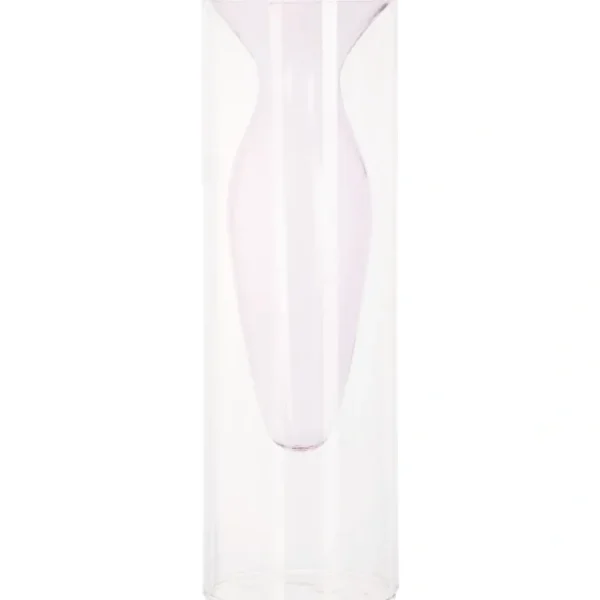 31872 12in Clear And Pink Doubel Wall Glass Vase - cozylivehome.com | we sell a wide range of comfortable household items* Giftware