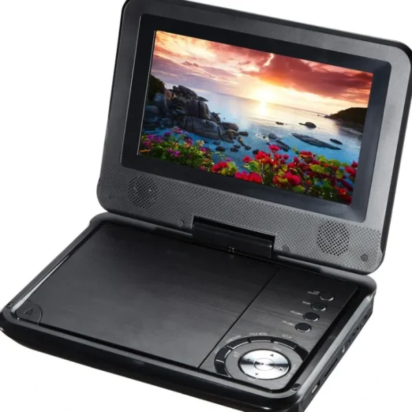 Shop All^7-inch 270° Swivel Screen Portable DVD Player - Black - cozylivehome.com | we sell a wide range of comfortable household items