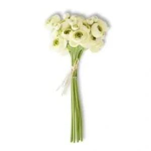 11 INCH CREAM MINI RANUNCULUS BUNDLE (7 STEMS) - cozylivehome.com | we sell a wide range of comfortable household items* Giftware