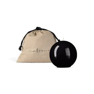 4 INCH HIGH GLOSS CANDLE SPHERE - BLACK - cozylivehome.com | we sell a wide range of comfortable household items* Giftware