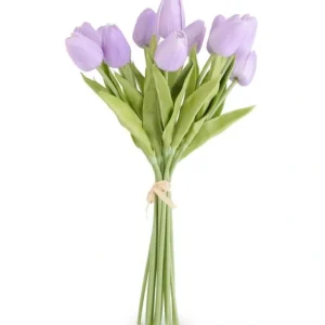 13 Inch Light Purple Real Touch Mini Tulip Bundle (12 - cozylivehome.com | we sell a wide range of comfortable household items* Giftware