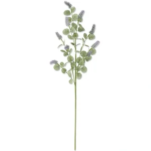 35 Inch Purple Lavender w/Eucalyptus Leaves Stem - cozylivehome.com | we sell a wide range of comfortable household items* Giftware
