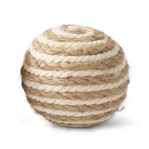 3.75 Inch Tan & Cream Seagrass Ball - cozylivehome.com | we sell a wide range of comfortable household items* Giftware
