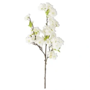 19.5 INCH WHITE CHERRY BLOSSOM SPRAY - cozylivehome.com | we sell a wide range of comfortable household items* Giftware